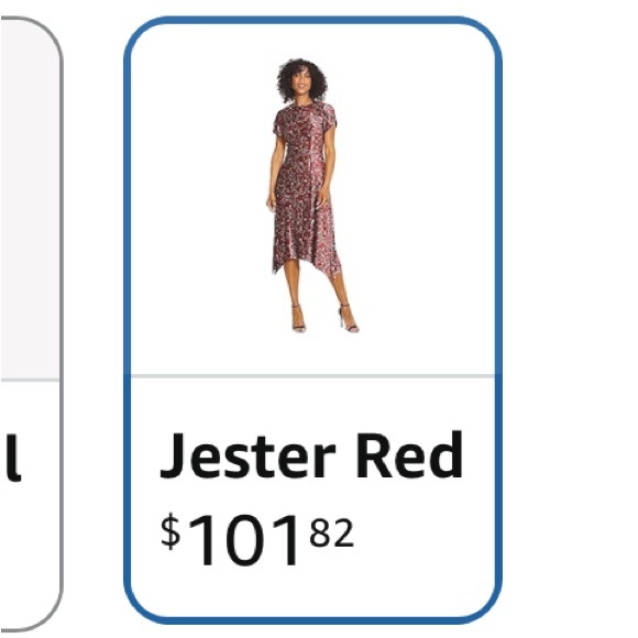 Maggy London Women's Dresses Tulip Sleeve Shark Bite Hem Midi Dress Us 10 - Picture 5 of 5